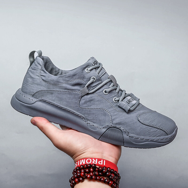 Men Ice Silk Cloth Non Slip Pure Color Soft Outdoor Casual Shoes Men Ice Silk Cloth Non Slip Pure Color Soft Outdoor Casual Shoes detail Image