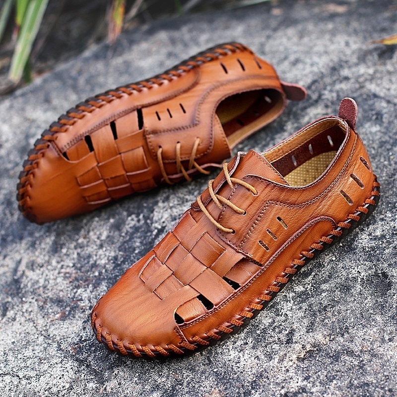 Leather Sandals, Sandals, Summer shoes, sports shoes, outdoor shoes, men shoes, men Sandals, Casual Sandals