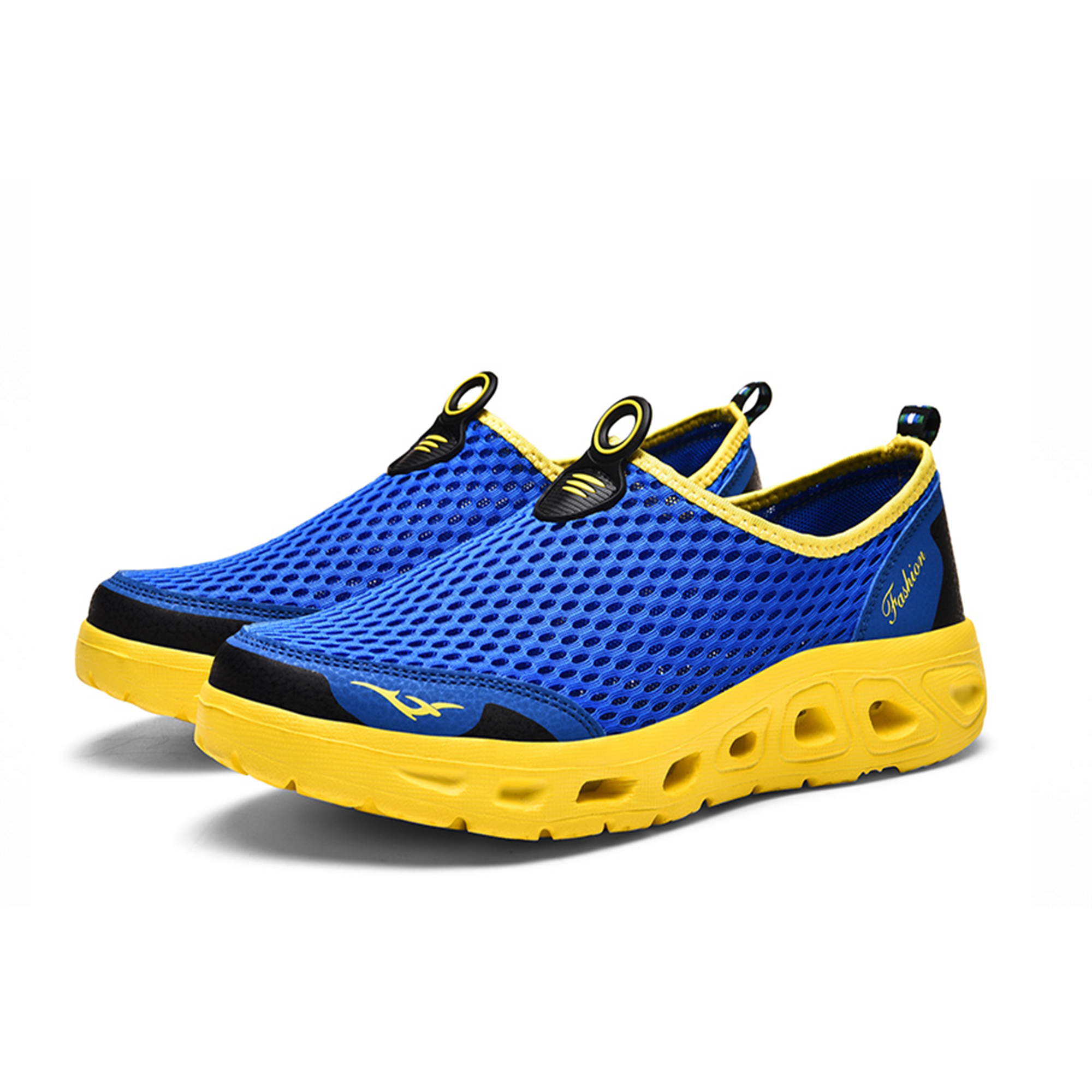 Men honeycomb mesh quick drying clearance beach shoes