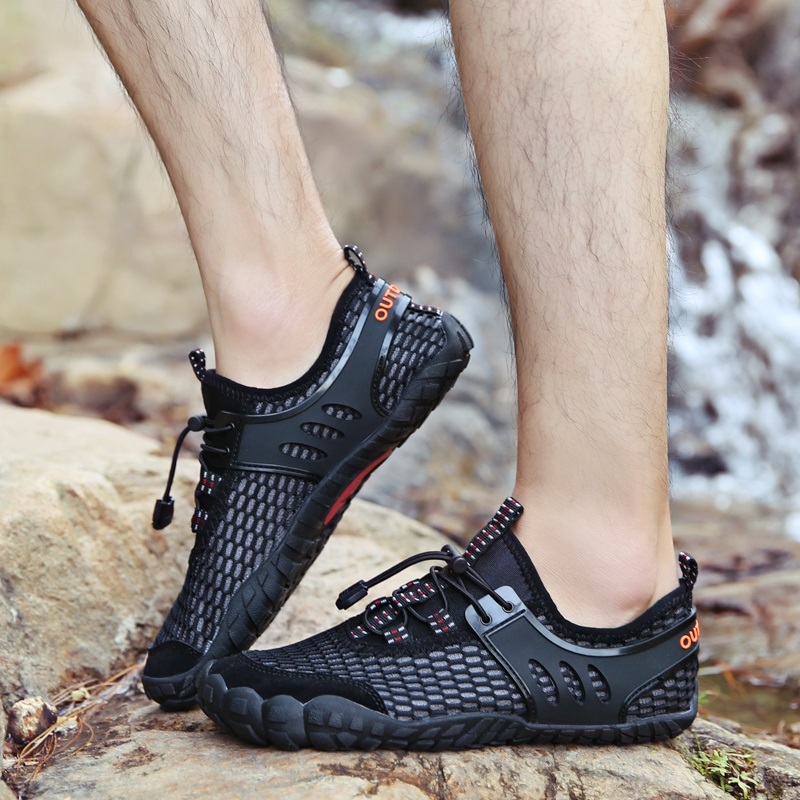 outdoor shoes, men shoes, beach shoes, casual shoes, water shoes, mesh upper shoes, summer shoes