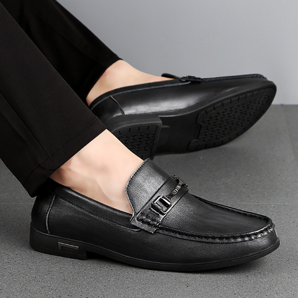 Men's Penny Loafers,Formal Dress, Casual Leather Shoes,Driving Shoes