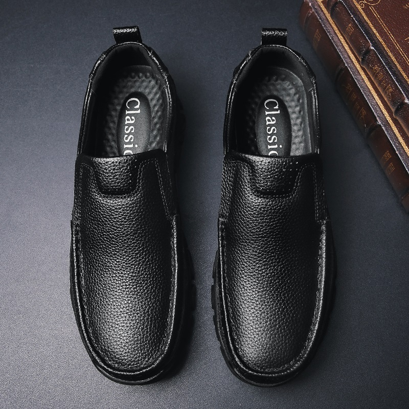 Mens Loafers, Slip On Loafer, Leather Casual Walking Shoes, Comfortable for Work Office Dress Outdoor