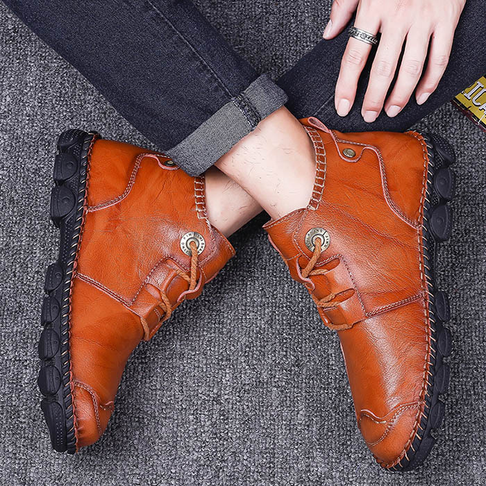 Autumn,Winter, Hand Stitching, Casual Boots