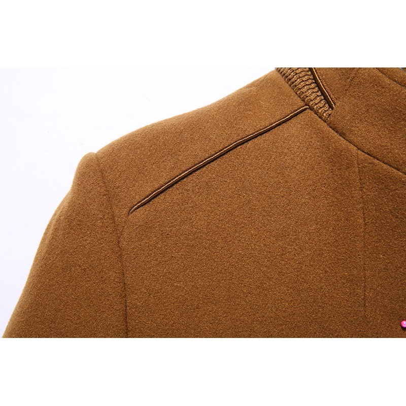 Men's, Winter, Detachable Scarf, Mid-Length, Business, Casual, Trench Coat, Fashion men's