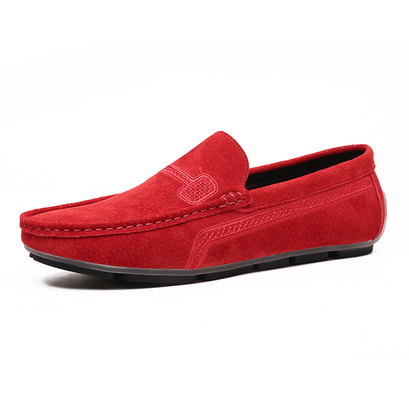 Men's, Four Seasons, Fashion, Slip-on, Suede, Driving Shoes, Loafer, Slip-ons