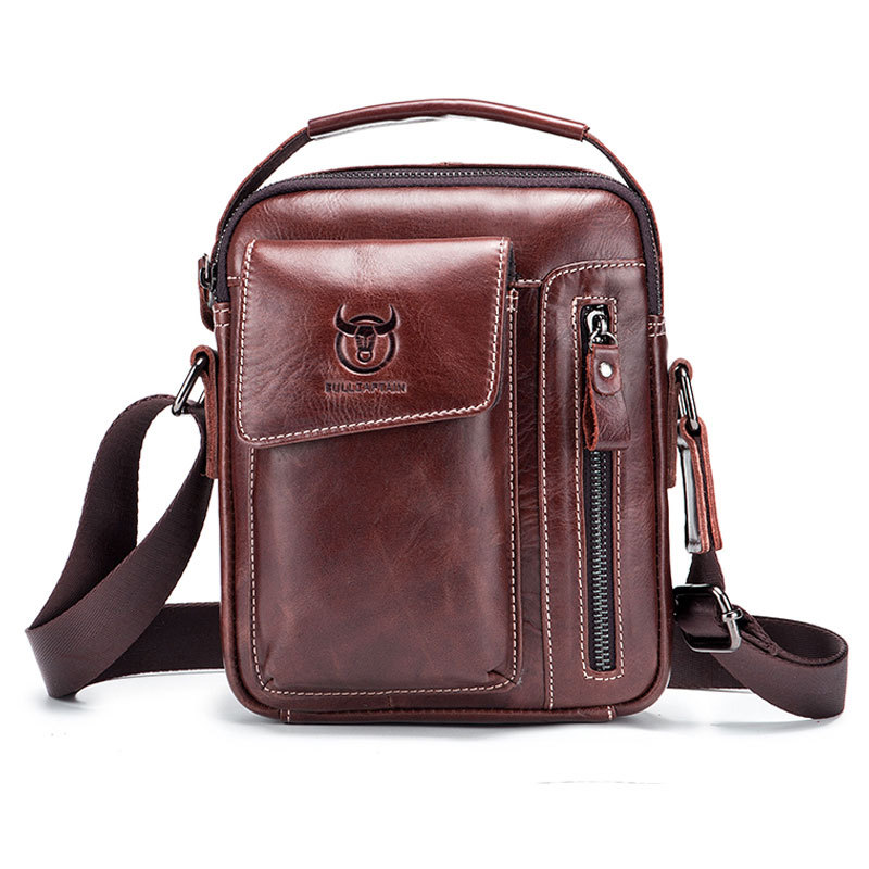 Genuine Leather, Business, Messenger Bag, Vintage Crossbody Bag, Messenger Bag, Sling Bag