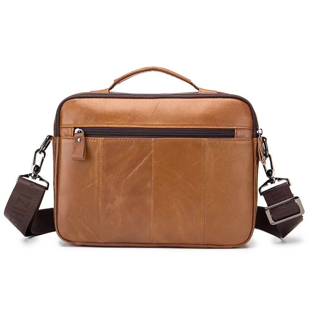 Men's, Vintage, Business, Genuine Leather, Crossbody Bag, Handbag, Messenger Bags