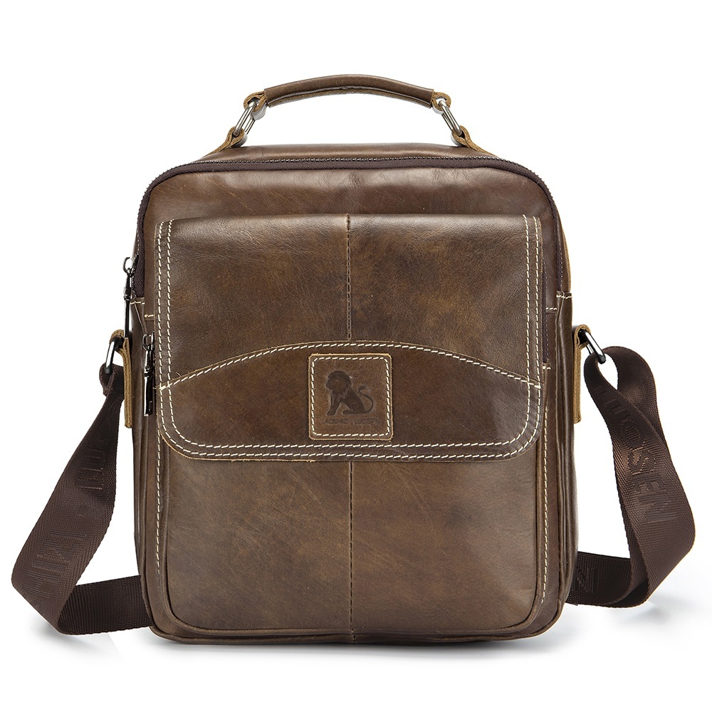 Men's, Vintage, Casual, Leather Sling Bag, Messenger Bags, Shoulder bags, Handbag, Sling bag