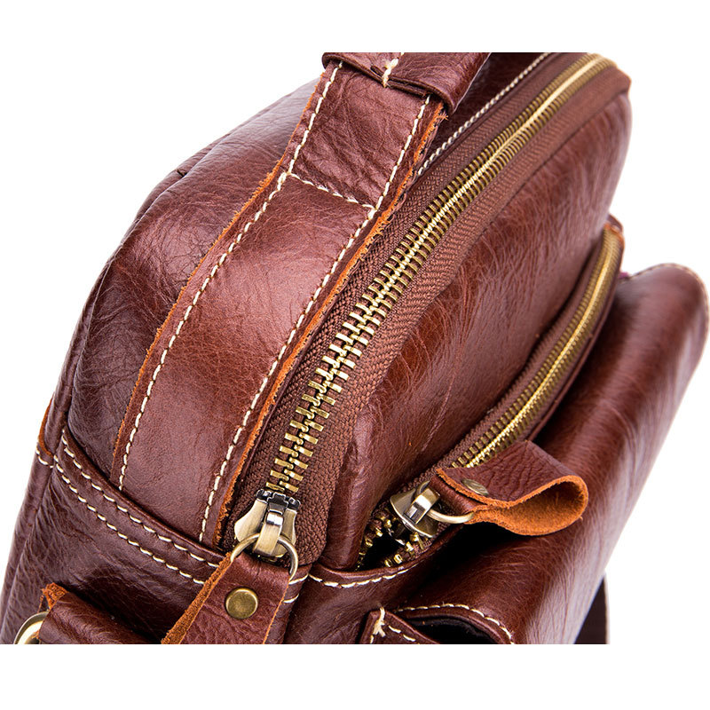 Men's, Small, Flap, Leather Crossbody Bag, Handbag, Shoulder bag, Messenger bags, Sling bag, Casual bag