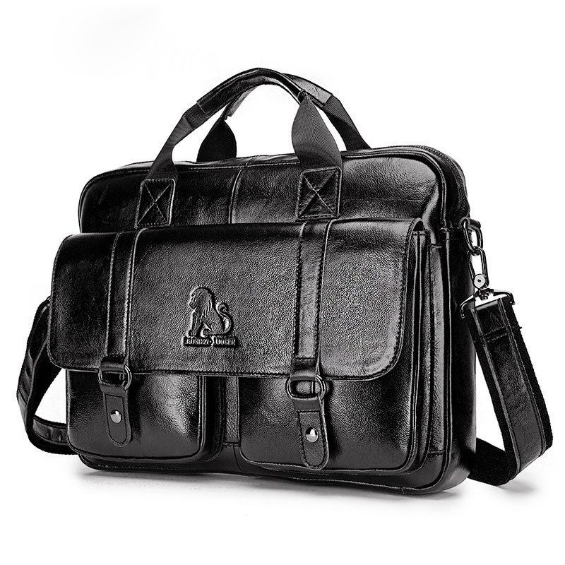 Men's, Business, Luxury, Leather, Briefcase, Crossbody bag, Shoulder bag, Handbag,Sling bag, Business bag