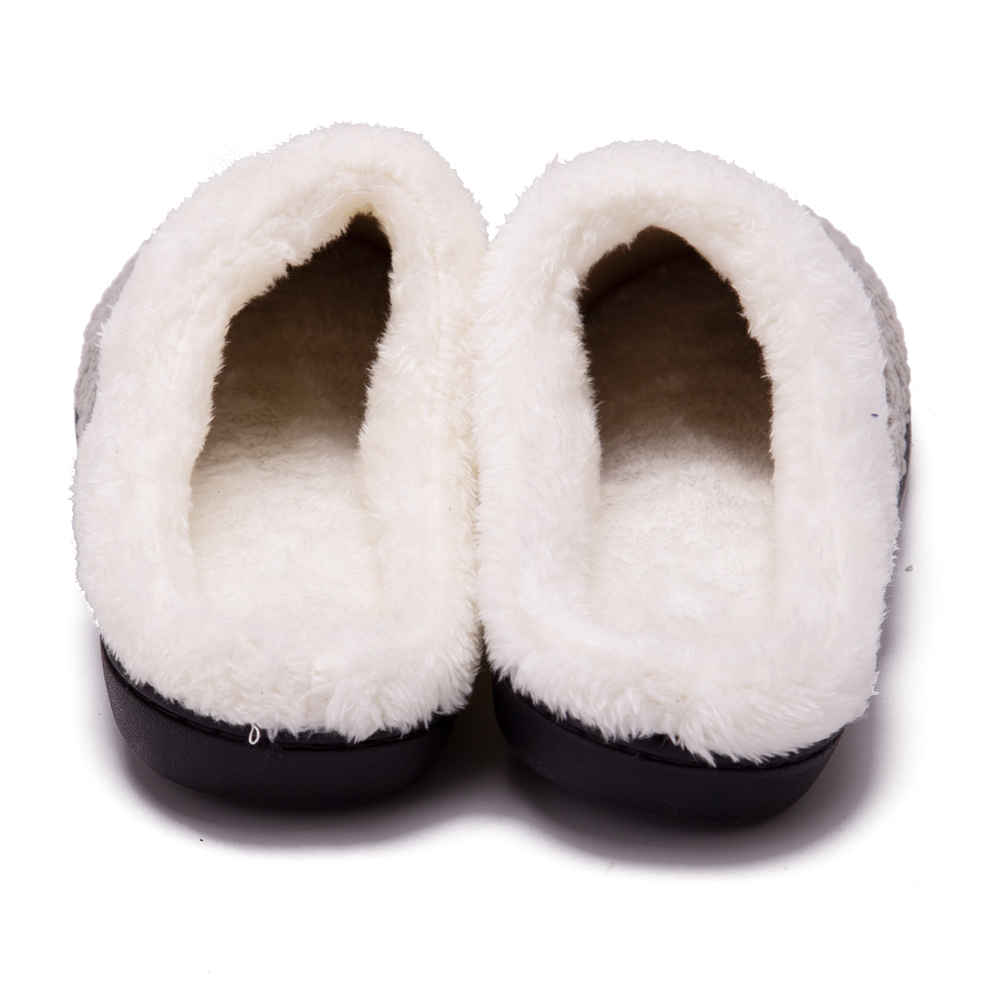Men's, Classic, Plush Lining, Memory Foam, Slippers, Plush Fleece Lined, House Shoes, Indoor, Outdoor
