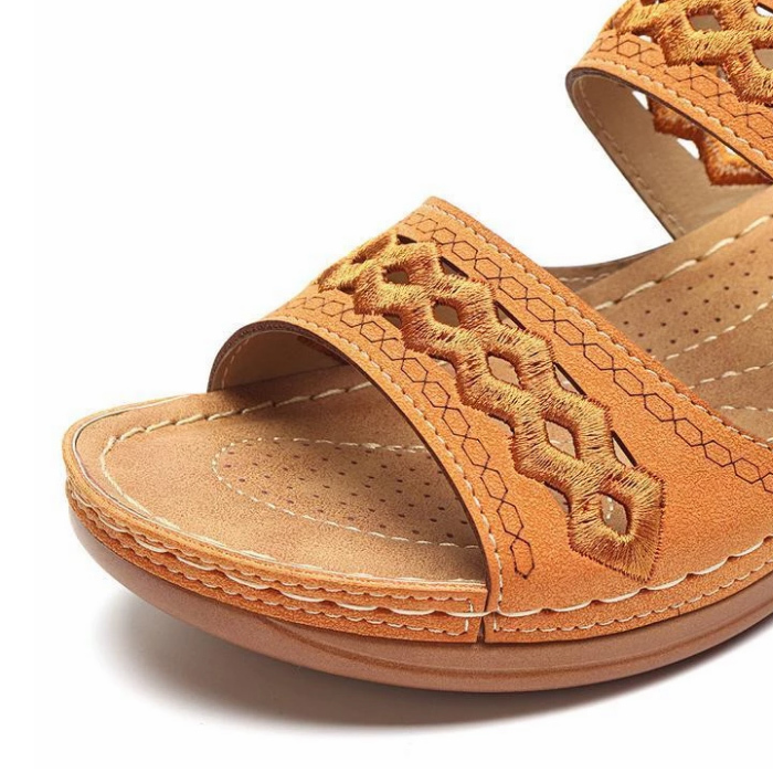 Women's, Open Toe, Hook Loop, Microfiber Leather, Sandals, Beach Sandals, Casual Sandals