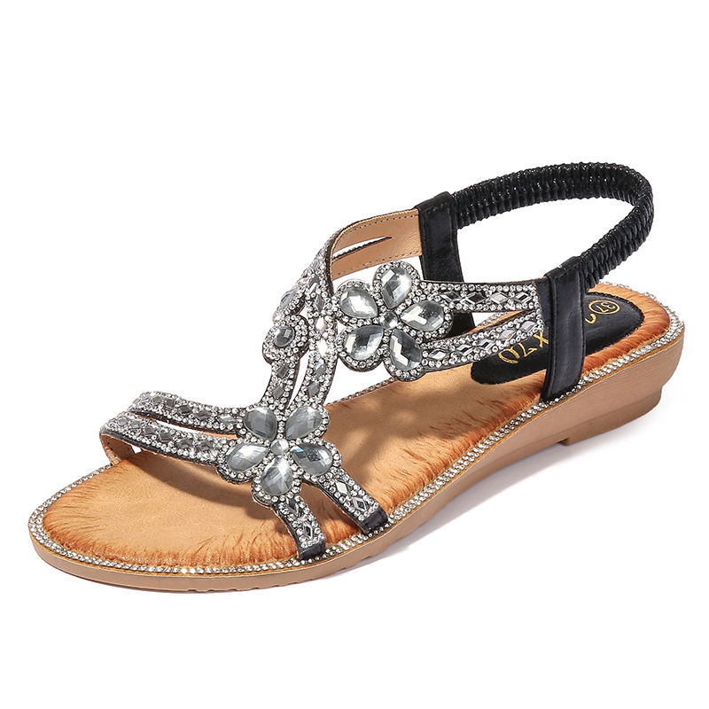 Women's, Bohemia Style, Fashion, Microfiber Leather, Sandals, Beach shoes, Party shoes, Casual Sandals