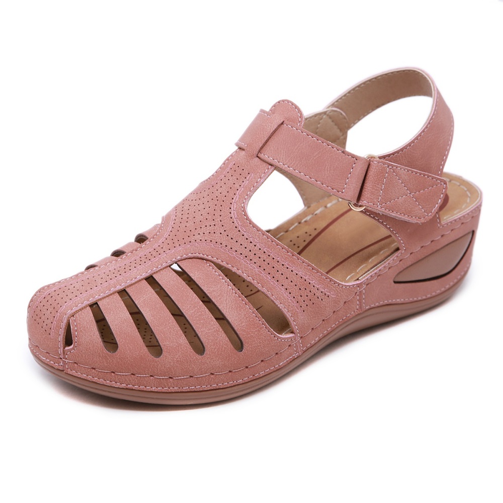 Women's, Summer, Hollow Out, Solid, Microfiber Leather, Sandals, Summer Shoes