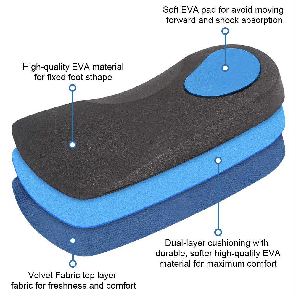 3/4 High Arch Supports Shoe Insoles
