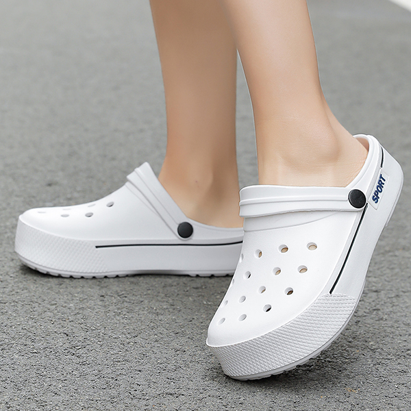 Women's, Summer, Outdoor shoes, Women's shoes, EVA, Beach shoes, Casual shoes, Water shoes, slippers, Women's slippers, Summer shoes,Hole,Platform, Sandals