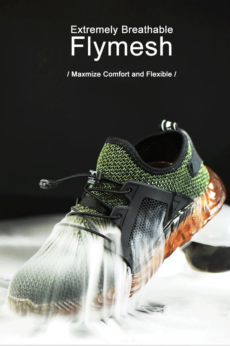 Men's, Summer, Breathable, Lightweight, Mesh, Safety Shoes, Sport Shoes, Work shoes