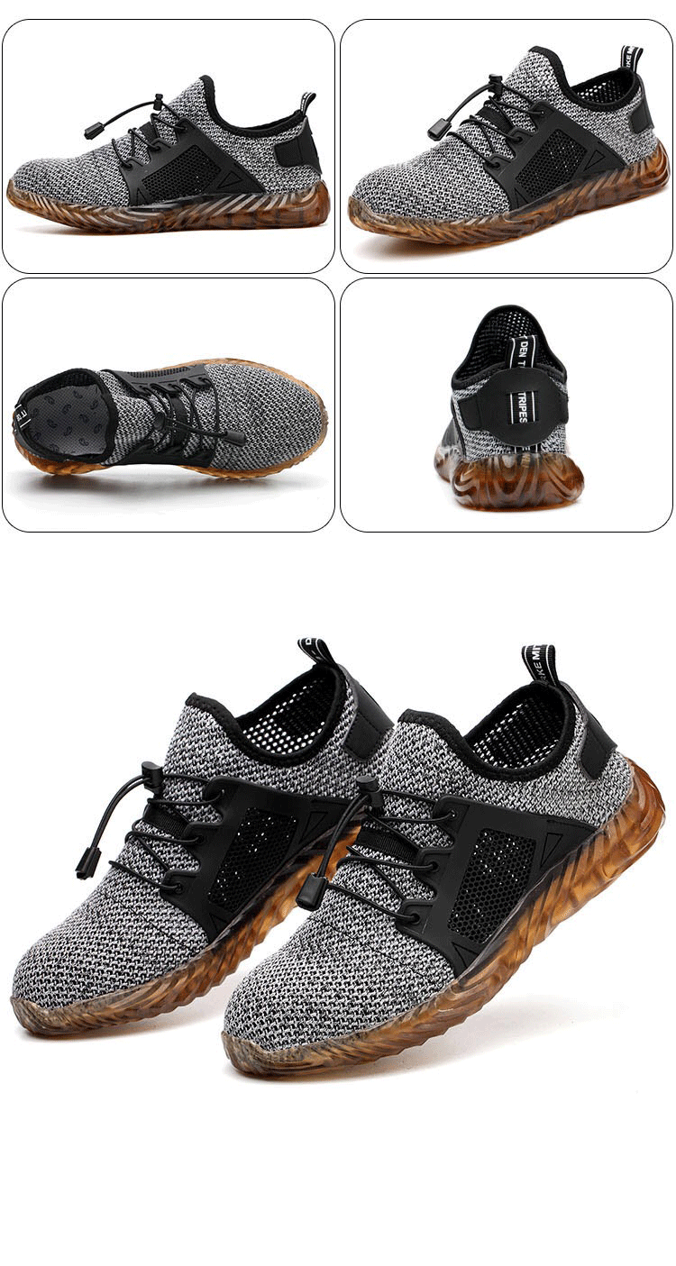 Men's, Summer, Breathable, Lightweight, Mesh, Safety Shoes, Sport Shoes, Work shoes