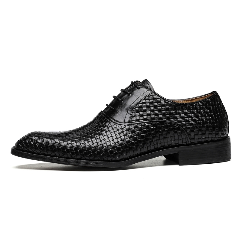 Men's, Four Seasons, British, Pointed-toe, Leather, Business Shoes, Dress Shoes, Office Shoes