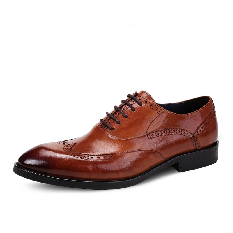 Men's, Four Seasons, Classic, British, Leather, Oxford Shoes, Dress Shoes, Business Shoes, Formal Shoes