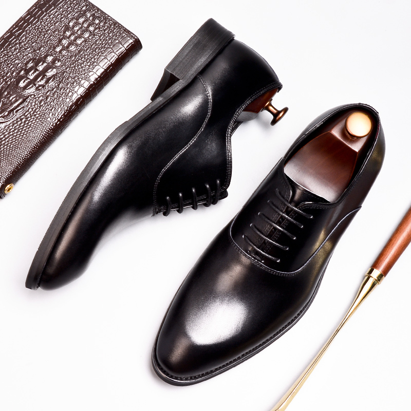 Seasons, British, Classic, Leather, Dress Oxford, Dress Shoes, Office Shoes, Pointed Toe