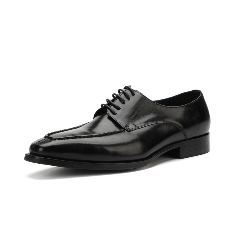 Men's, Four Seasons, British, Pointed Toe, Leather, Business Shoes, Dress Shoes, Office Shoes,  Classic,  Lace up