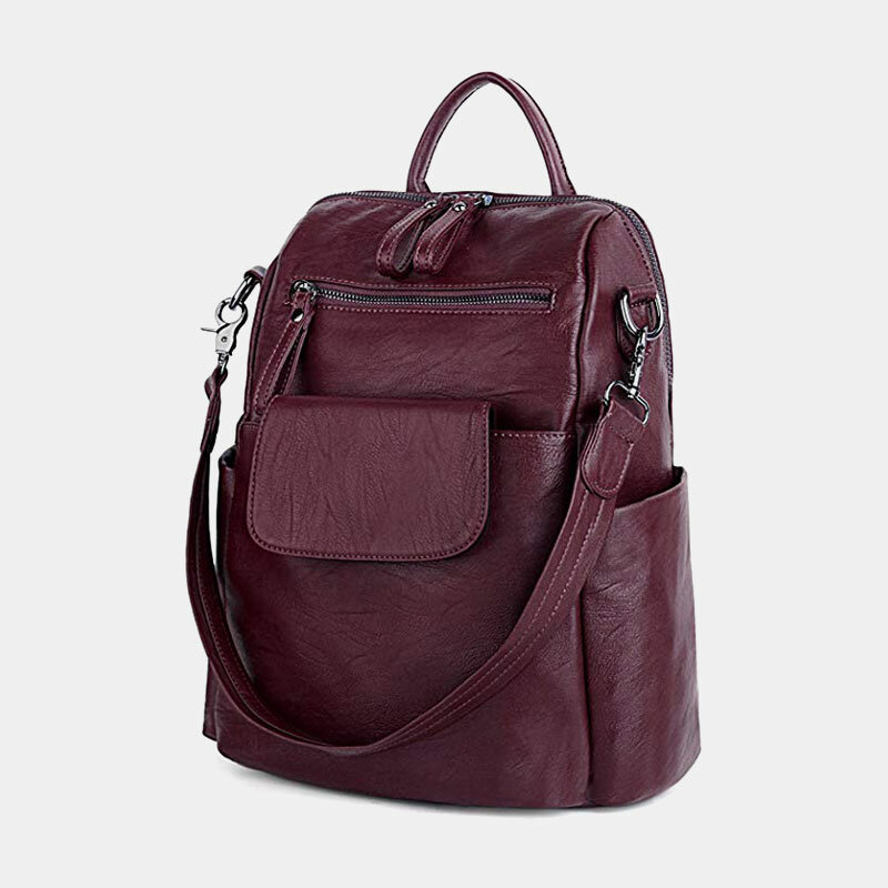 Women Backpack, Solid ,Waterproof Backpack, Multi-Carry Backpack, Anti Theft Backpack, Backpack