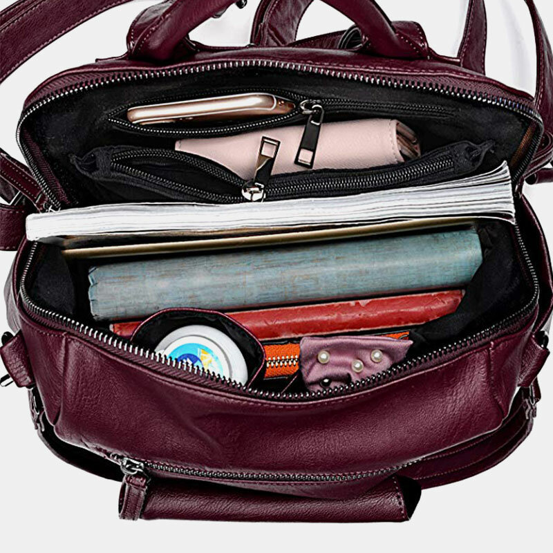 Women Backpack, Solid ,Waterproof Backpack, Multi-Carry Backpack, Anti Theft Backpack, Backpack