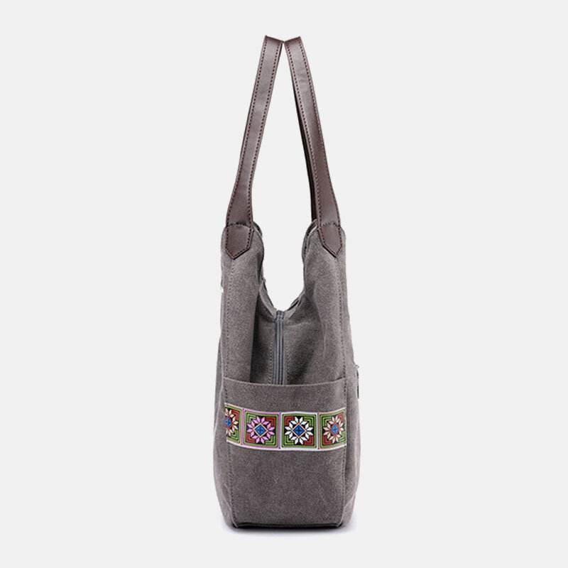 Women Bag, Vintage, Printed, Large Capacity, Tote Bag, Handbags,Canvas