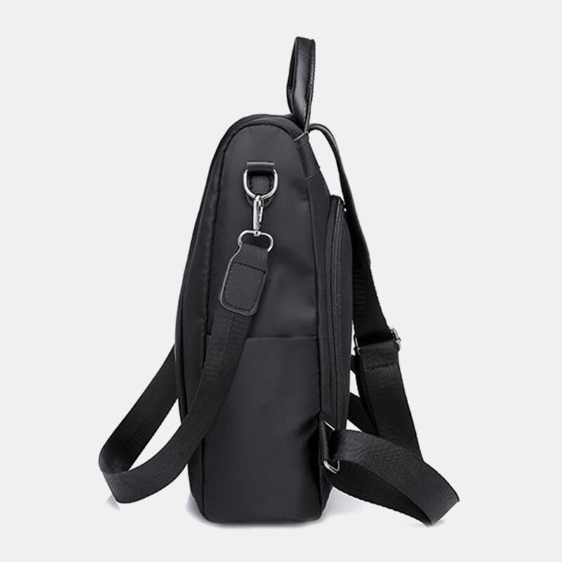 Women Backpack, Casual Backpack,Anti-theft Shoulder Ba, Solid Backpack, Nylon Backpack, Solid,Patchwork