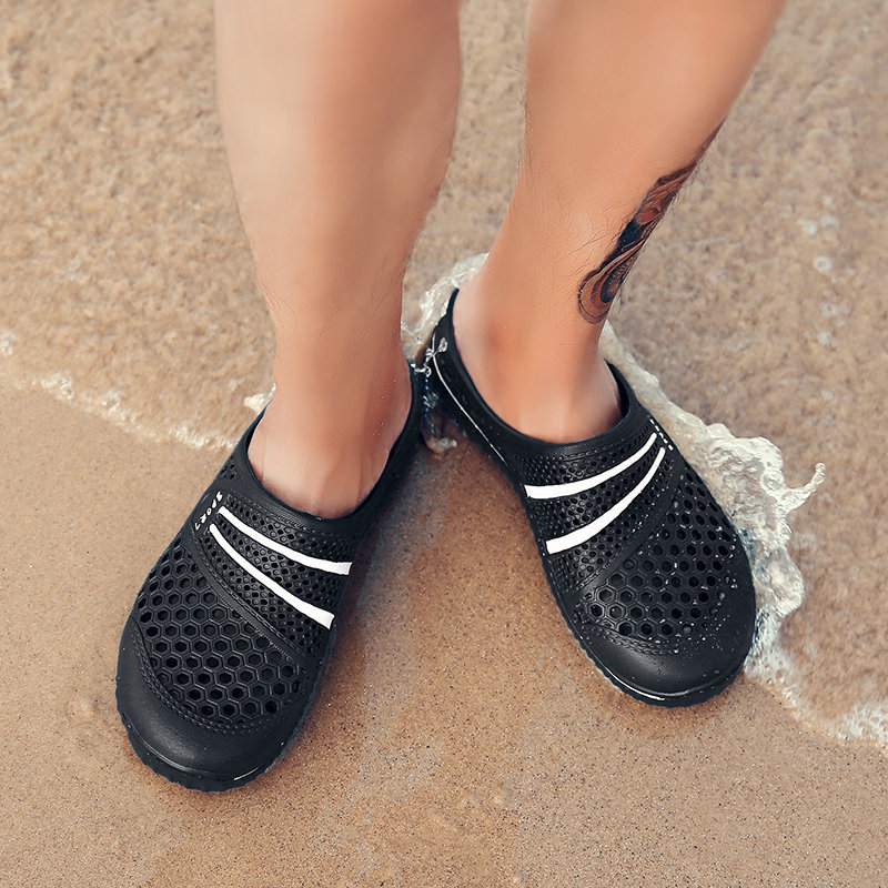 Men Soft Water Garden Shoes Light Weight Beach Sandals, Sandals