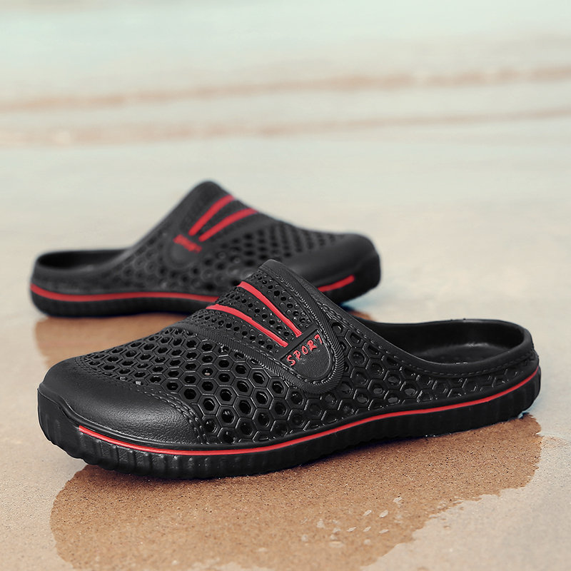 Men Soft Water Garden Shoes Light Weight Beach Sandals, Sandals