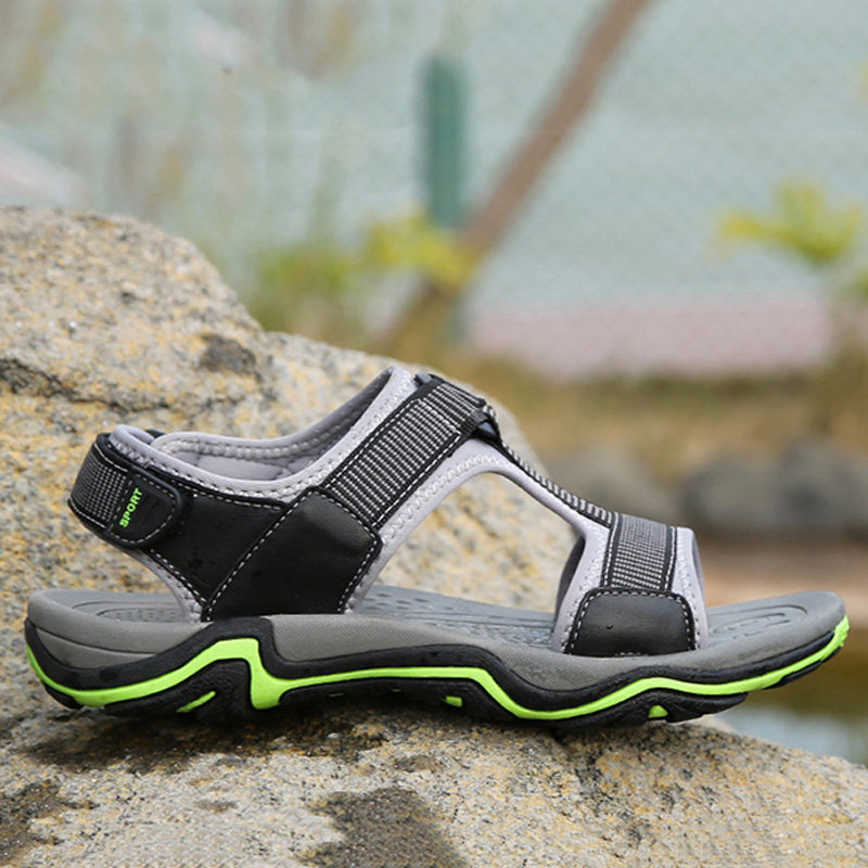 Men Hook Loop Wear Resistant Non-slip Casual Outdoor Sandals , Sandals