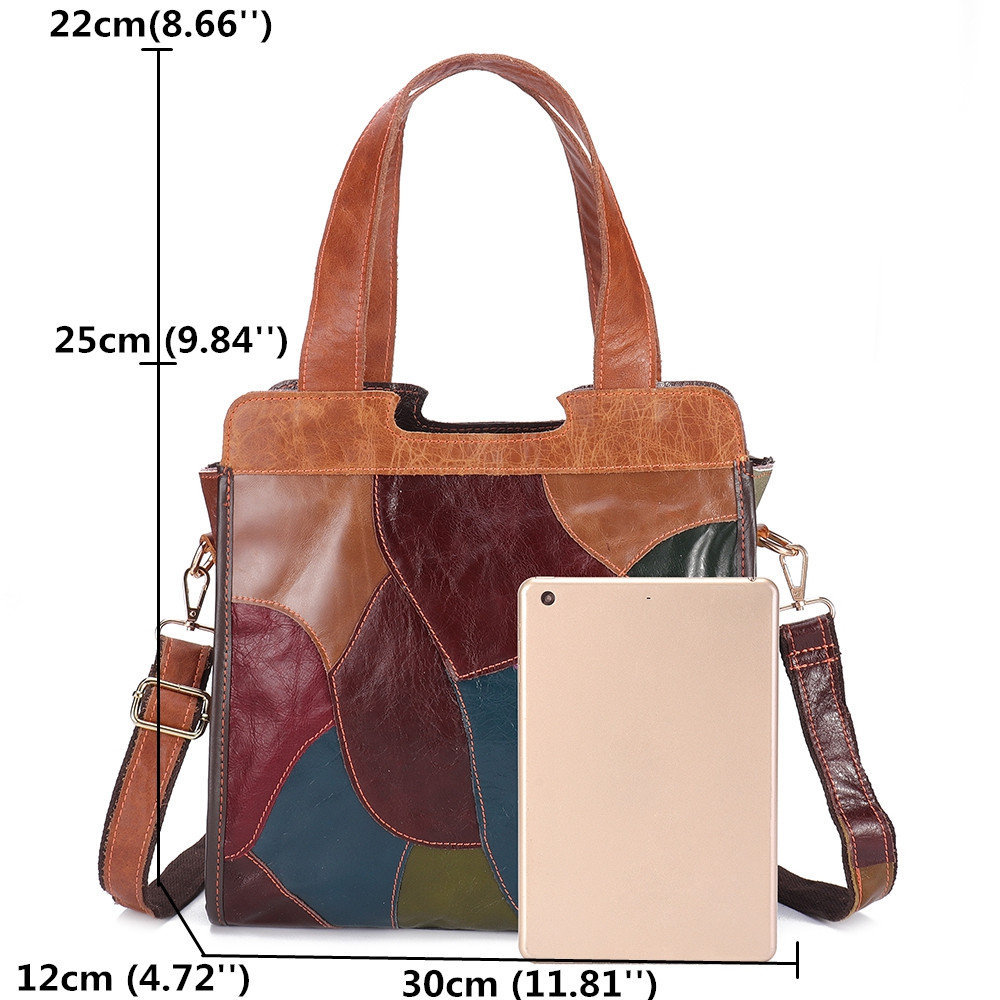 Women Bags, Patchwork, Leather, Tote Bags, Large Capacity Handbags, Bohemian, Vintage, Crossbody Bags, Handbags