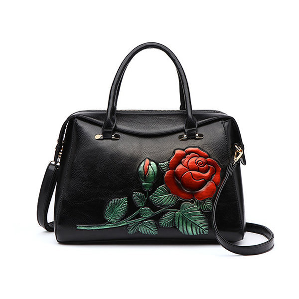 Women Bags,Embossed, Flower, Handbags,  Vintage, National Chinese Style, Shoulder Bags, Women Handbags