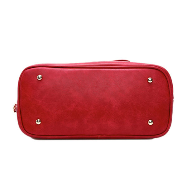 Women Handbag, Women bag, Vintage, PU Leather, Solid, Rose,  Women Multifunction Handbag, Zipper