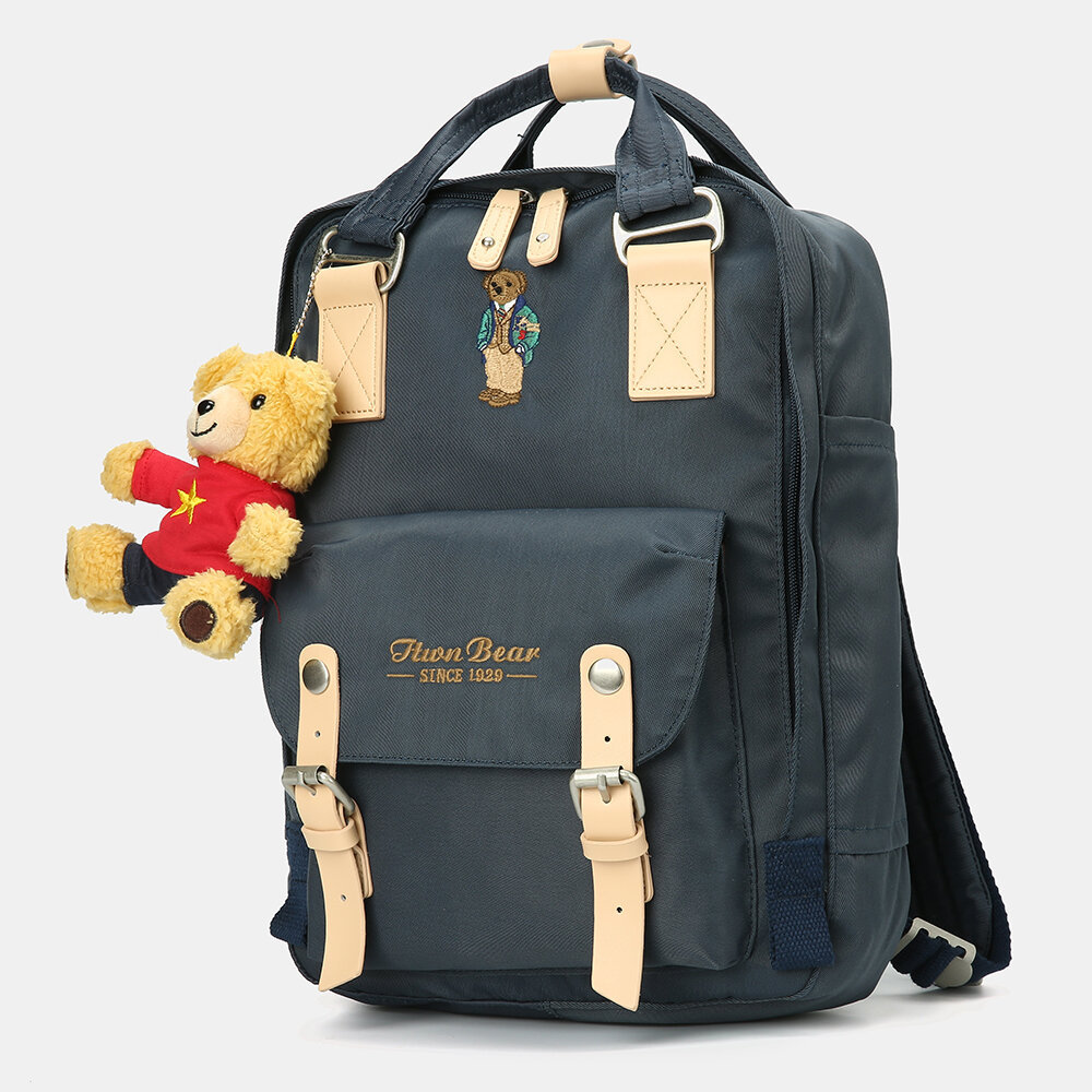 Women Backpacks, Men Backpacks, Bear, Casual, Large Capacity Backpack, School Bag, Backpacks