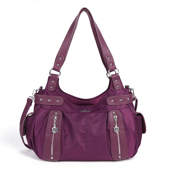 Women Bags, Casual, Women Handbag, Rivet, Nylon, Multi-function Crossbody Bag, Women Crossbody Bags