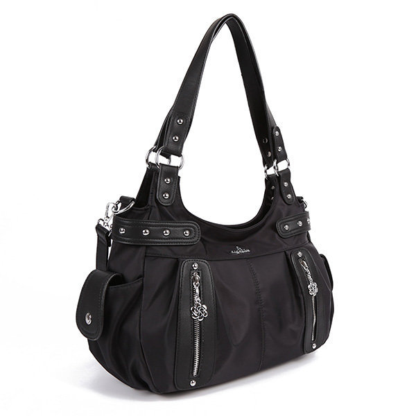 Women Bags, Casual, Women Handbag, Rivet, Nylon, Multi-function Crossbody Bag, Women Crossbody Bags