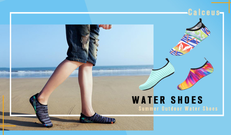 Men Women Quick-Dry Lightweight Polyester Water Shoes