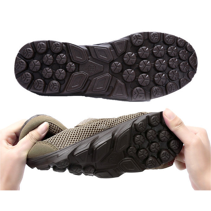 Large Size Men Mesh Breathable Soft Slip On Running Walking Sneakers, Sneakers&Athletic