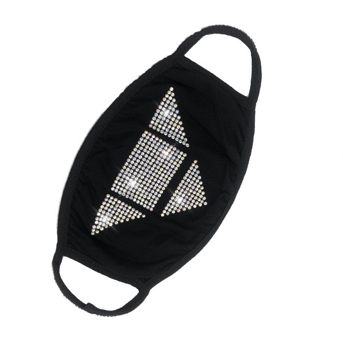 Anti Pollution Dust Mask With Rhinestone, Face Mask