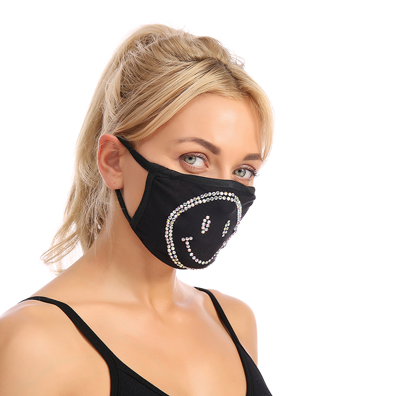 Breathable Smile Face Fashion Mask, Dust Mask