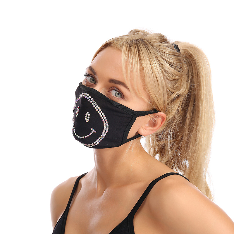 Breathable Smile Face Fashion Mask, Dust Mask