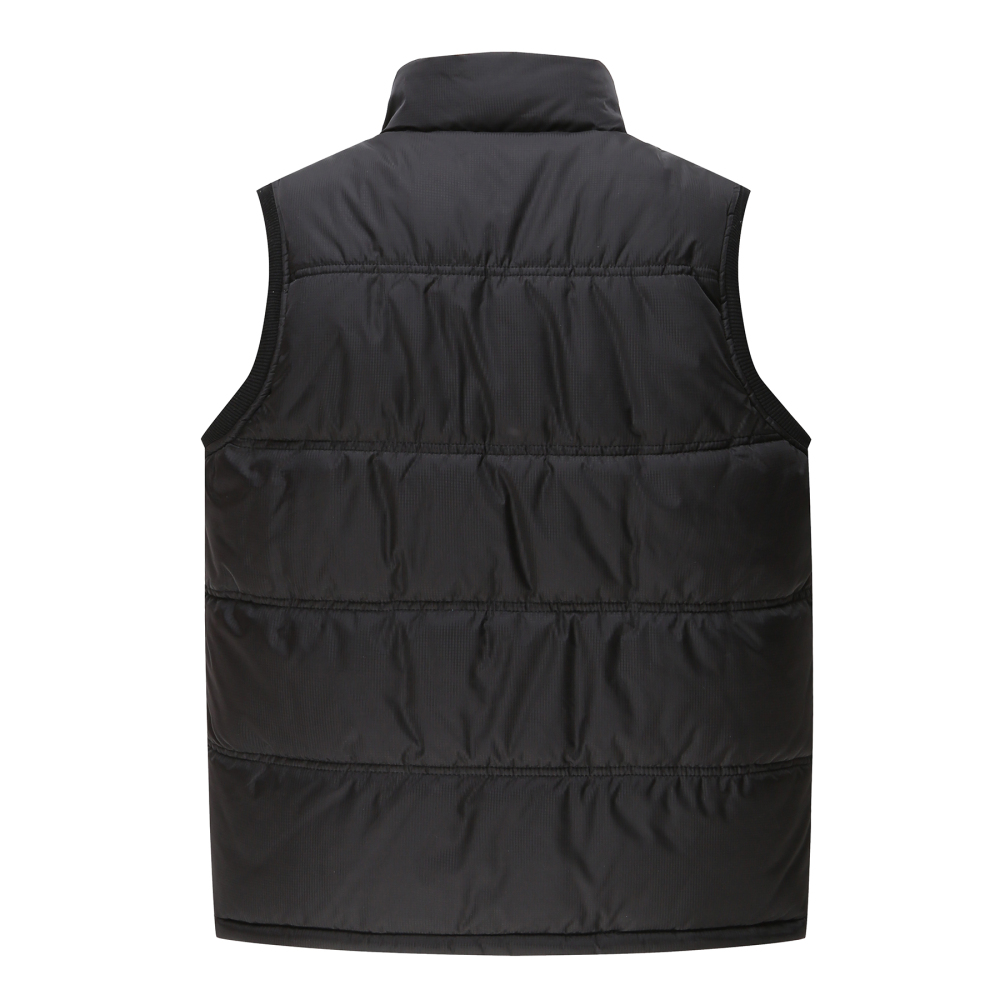 Men Outdoor Casual Stand Collar Padded Vest Coats, Jackets