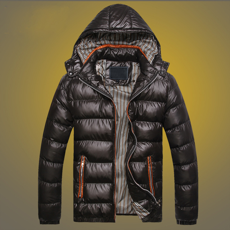 Men Warm Outwear Winter Jacket with Hood, Coats