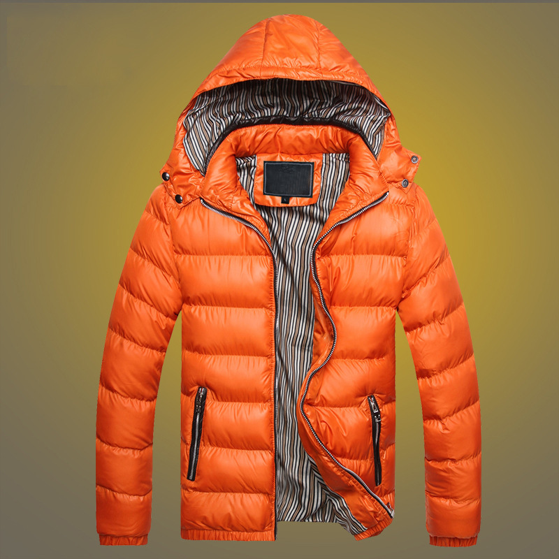 Men Warm Outwear Winter Jacket with Hood, Coats