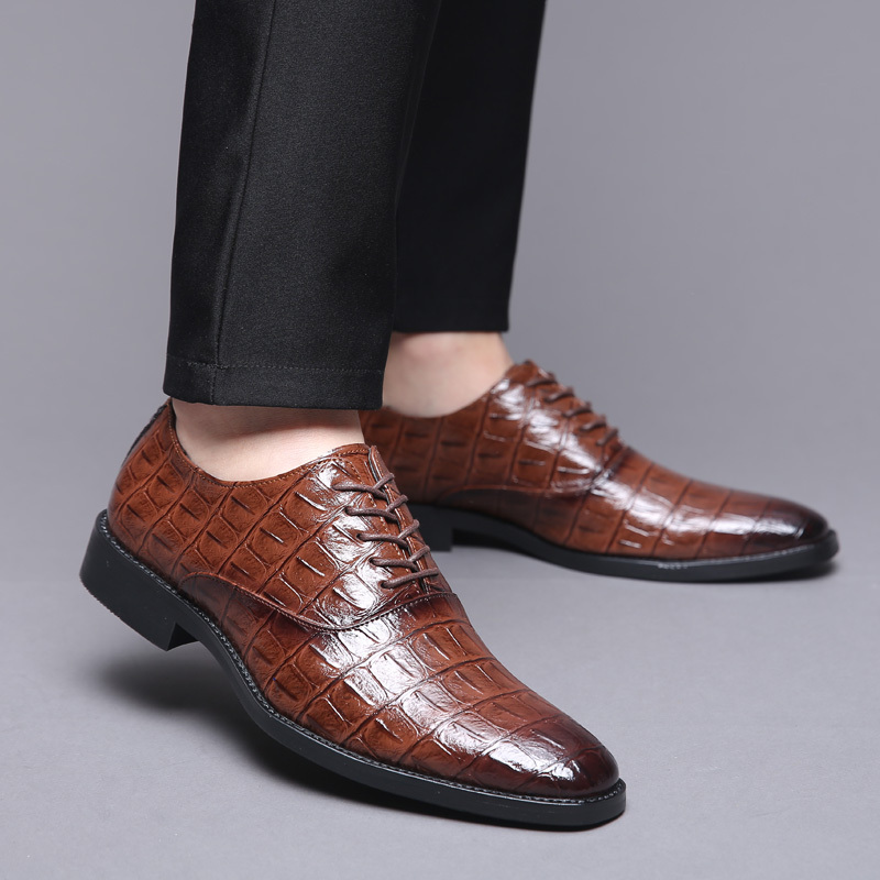 Crocodile Pattern Modern Formal Shoes, Dress Shoes, Formal Shoes, Business Shoes, Party Shoes