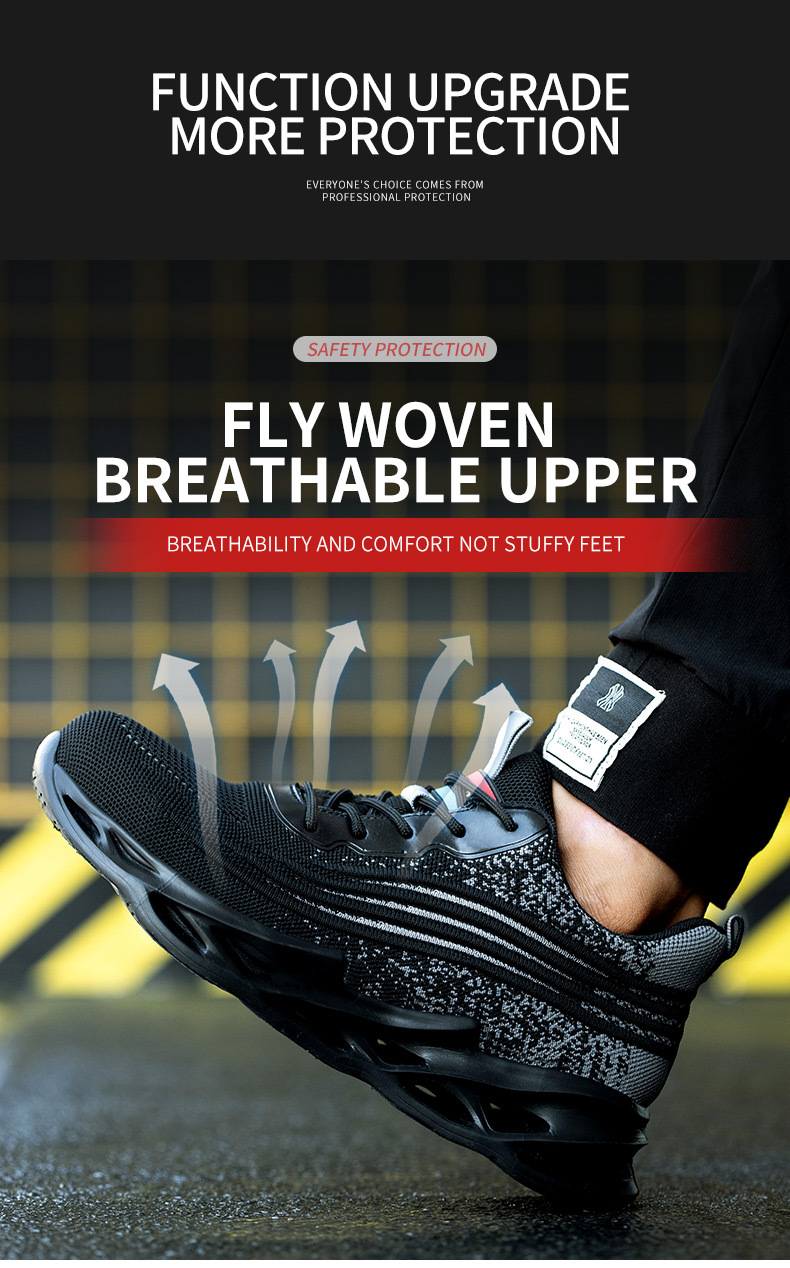 Men's, Summer, Breathable, Lightweight, Mesh, Safety Shoes, Sport Shoes, Work shoes Men's, Summer, Breathable, Lightweight, Mesh, Safety Shoes, Sport Shoes, Work shoes