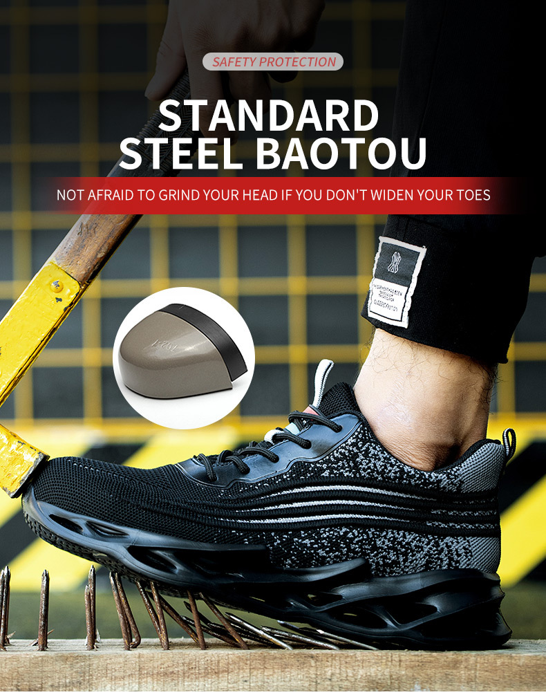 Men's, Summer, Breathable, Lightweight, Mesh, Safety Shoes, Sport Shoes, Work shoes Men's, Summer, Breathable, Lightweight, Mesh, Safety Shoes, Sport Shoes, Work shoes